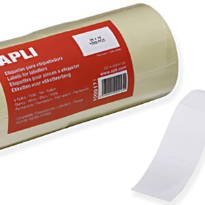 APLI Etiquette pour pince à étiqueter, 26 x 16 mm, permanent