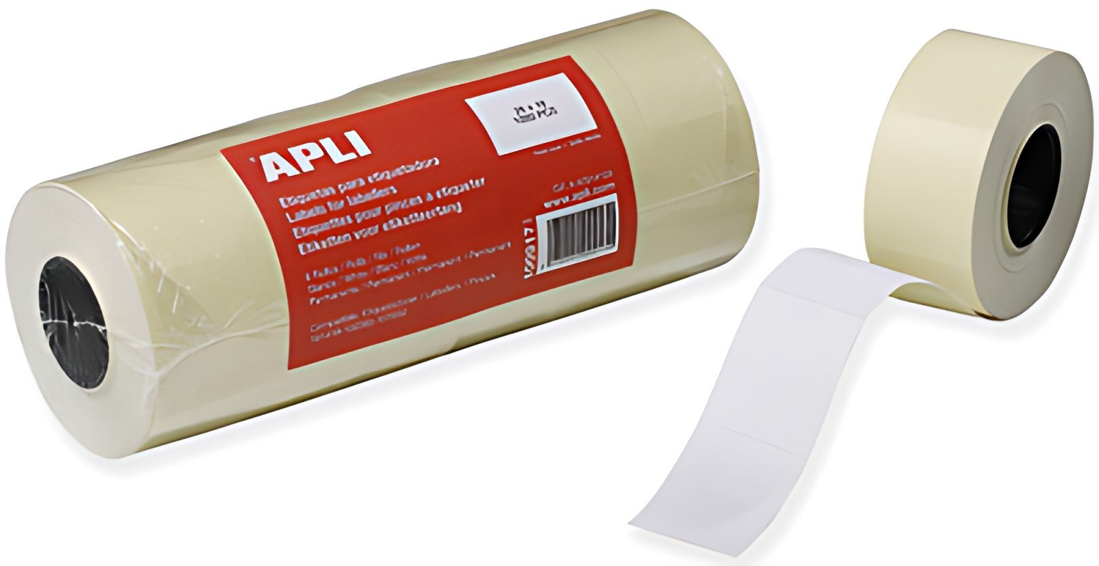 APLI Etiquette pour pince à étiqueter, 26 x 16 mm, permanent
