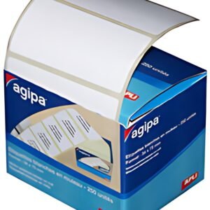 agipa Etiquettes d'expédition, 75 x 34 mm, en rouleau, blanc