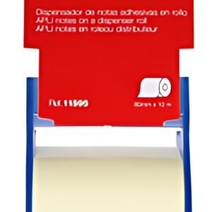APLI Notes adhésives en rouleau, 10 m x 60 mm, jaune