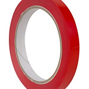 APLI Ruban adhésif d'emballage, 12 mm x 66 m, rouge