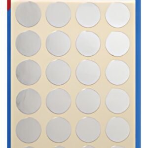 APLI Pastille de signalisation, diamètre: 15 mm, argent
