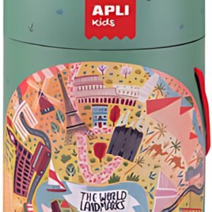 APLI kids Puzzle circulaire "Les monuments", 48 pièces