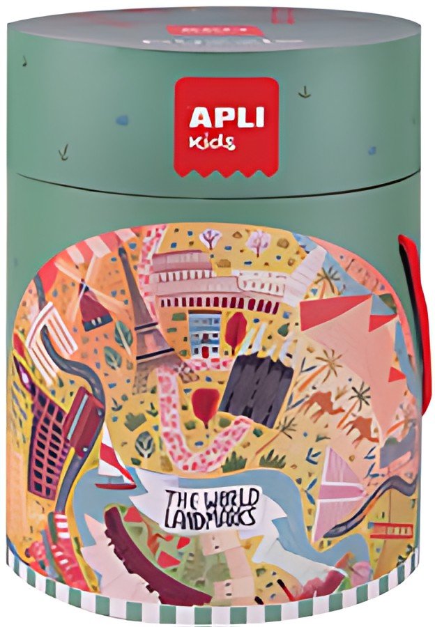 APLI kids Puzzle circulaire "Les monuments", 48 pièces