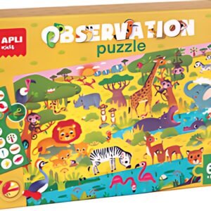 APLI kids Puzzle observation junior "La savane", 60 pièces