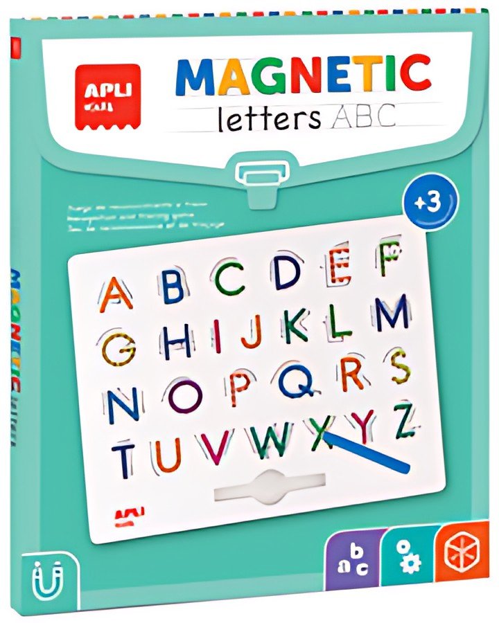 APLI kids Tableau magnétique, "Magnets ABC lettres"