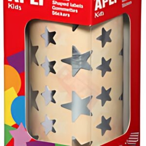 APLI kids Gommettes "Etoile", en rouleau, argent
