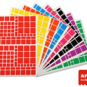 APLI kids Gommettes "Carré", grand conditionnement