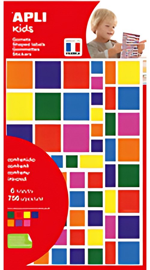 APLI kids Gommettes "Carré", en sachet