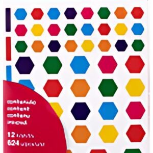 APLI kids Gommettes "Hexagone", en sachet