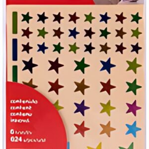 APLI kids Gommettes "Etoile" couleurs métallisées, assorti