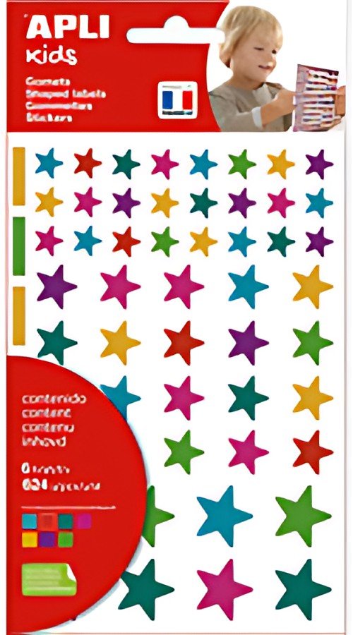 APLI kids Gommettes "Etoile", en sachet
