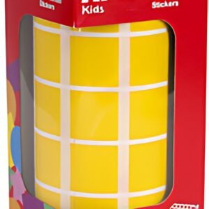 APLI Kids Gommette de couleur "carré", en rouleau, jaune