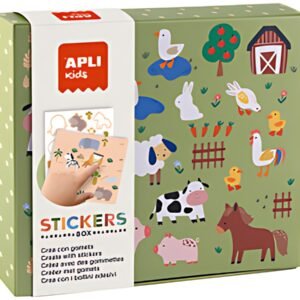 APLI kids Jeu de gommettes "Les animaux et leur habitat"