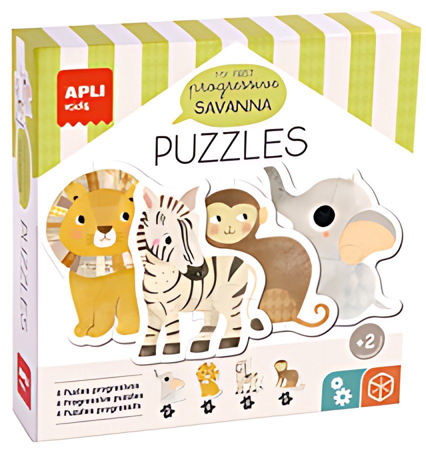 APLI kids Puzzle "My first Savane", 12 pièces
