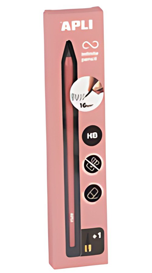 APLI Crayon de papier éternel Infinity, rose