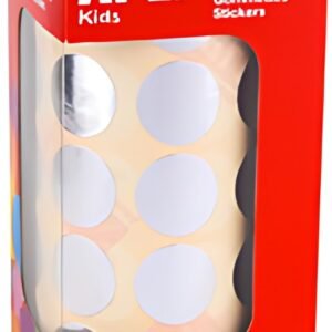 APLI kids Gommettes "Rond" en rouleau, argent
