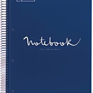 MIQUELRIUS Cahier à spirale "Notebook EMOTIONS", A4, marine