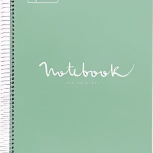 MIQUELRIUS Cahier à spirale "Notebook EMOTIONS", A4, menthe