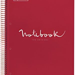 MIQUELRIUS Cahier à spirale "Notebook EMOTIONS", A4, rouge