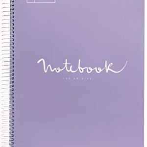 MIQUELRIUS Cahier à spirale "Notebook EMOTIONS", A4, lavande