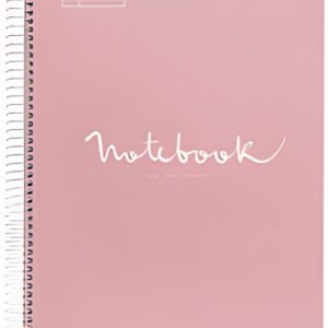MIQUELRIUS Cahier à spirale "Notebook EMOTIONS", A4, rose