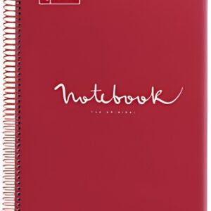 MIQUELRIUS Cahier à spirale "Notebook EMOTIONS", A4, rouge