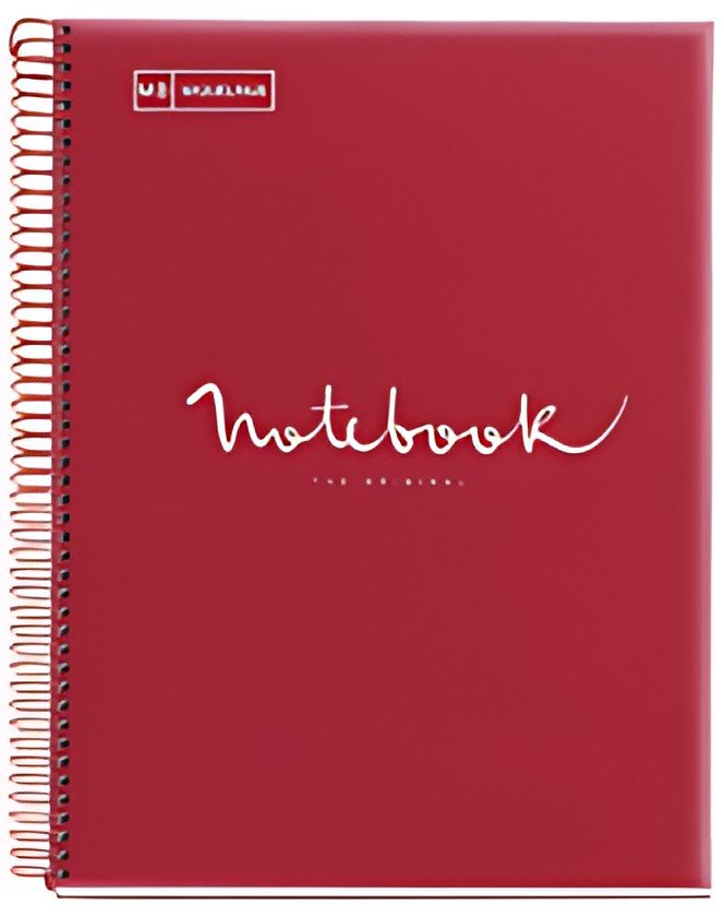 MIQUELRIUS Cahier à spirale "Notebook EMOTIONS", A4, rouge