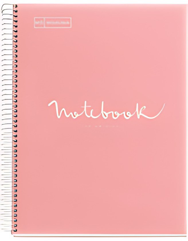 MIQUELRIUS Cahier à spirale "Notebook EMOTIONS", A4, corail