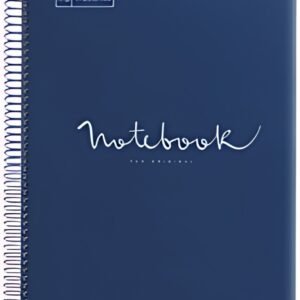 MIQUELRIUS Cahier à spirale "Notebook EMOTIONS", A4, marine