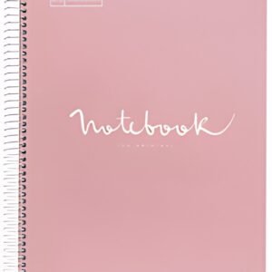 MIQUELRIUS Cahier à spirale "Notebook EMOTIONS", A4, rose