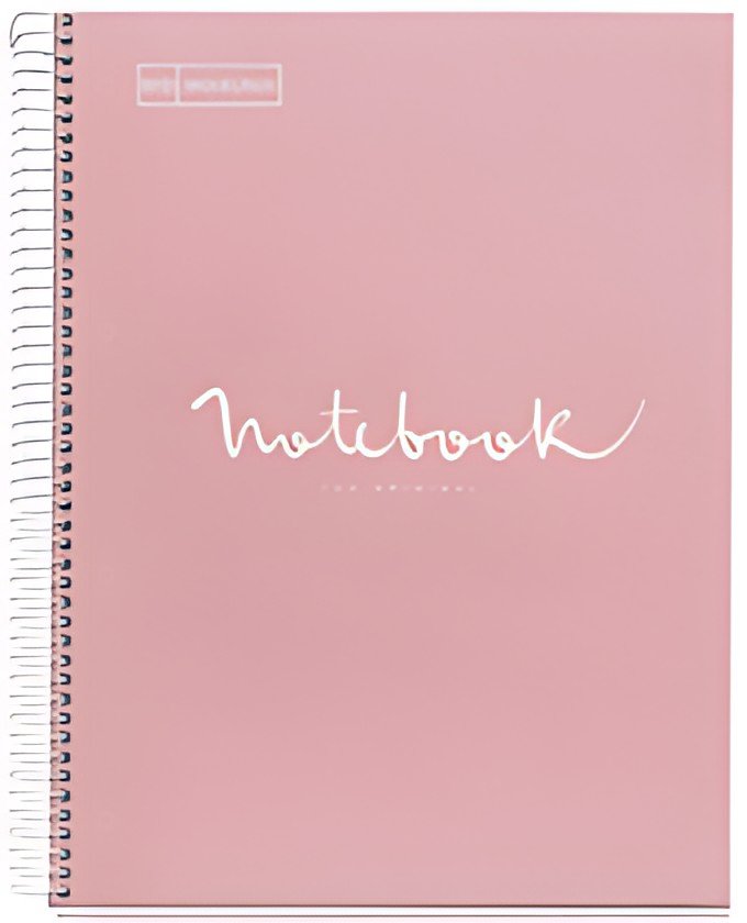 MIQUELRIUS Cahier à spirale "Notebook EMOTIONS", A4, rose