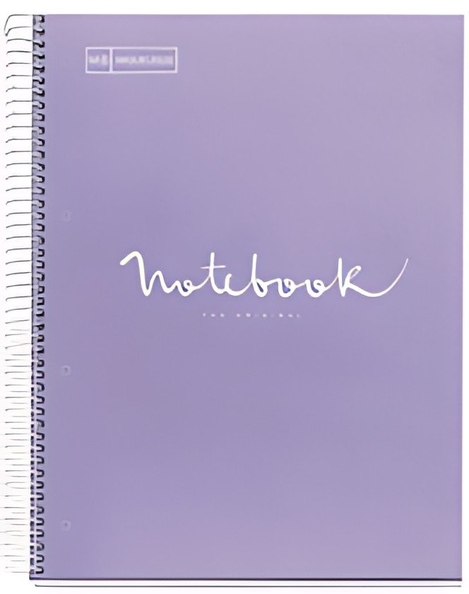 MIQUELRIUS Cahier à spirale "Notebook EMOTIONS", A4, lilas