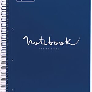 MIQUELRIUS Cahier à spirale "Notebook EMOTIONS", A4, marine
