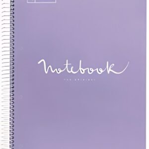 MIQUELRIUS Cahier à spirale "Notebook EMOTIONS", A4, lavande