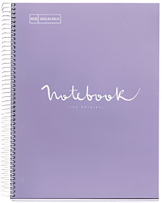 MIQUELRIUS Cahier à spirale "Notebook EMOTIONS", A4, lavande
