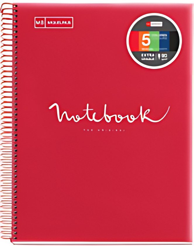 MIQUELRIUS Cahier à spirale "Notebook EMOTIONS", A4, rouge