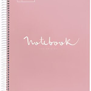 MIQUELRIUS Cahier à spirale "Notebook EMOTIONS", A5, rose
