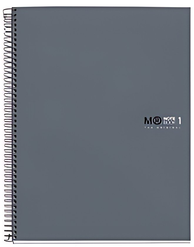 MIQUELRIUS Cahier à spirale "Notebook THE ORIGINAL" A5, gris