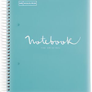 MIQUELRIUS Cahier à spirale "Notebook EMOTIONS", A5, bleu