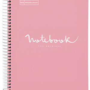 MIQUELRIUS Cahier à spirale "Notebook EMOTIONS", A5, rose