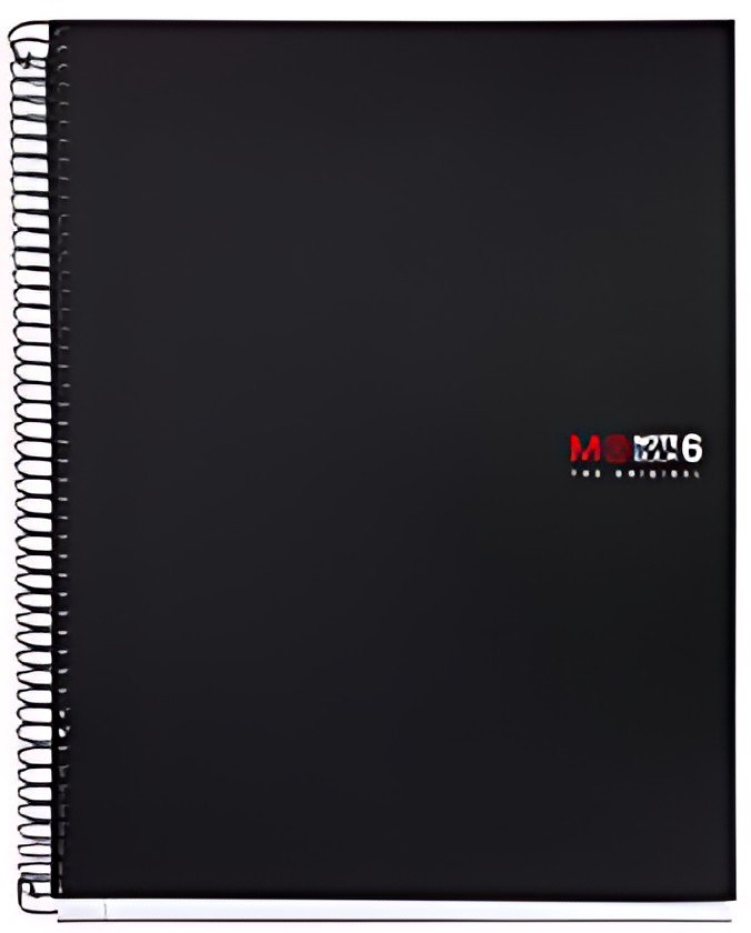 MIQUELRIUS Cahier à spirale "Notebook THE ORIGINAL", A4,noir
