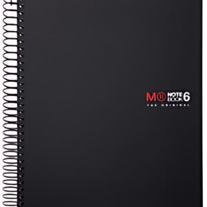 MIQUELRIUS Cahier à spirale "Notebook THE ORIGINAL", A5,noir