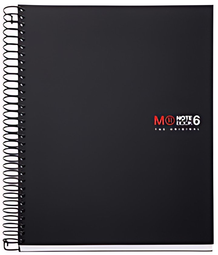 MIQUELRIUS Cahier à spirale "Notebook THE ORIGINAL", A5,noir