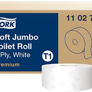 TORK Papier toilette grand rouleau Jumbo, 2 couches, blanc