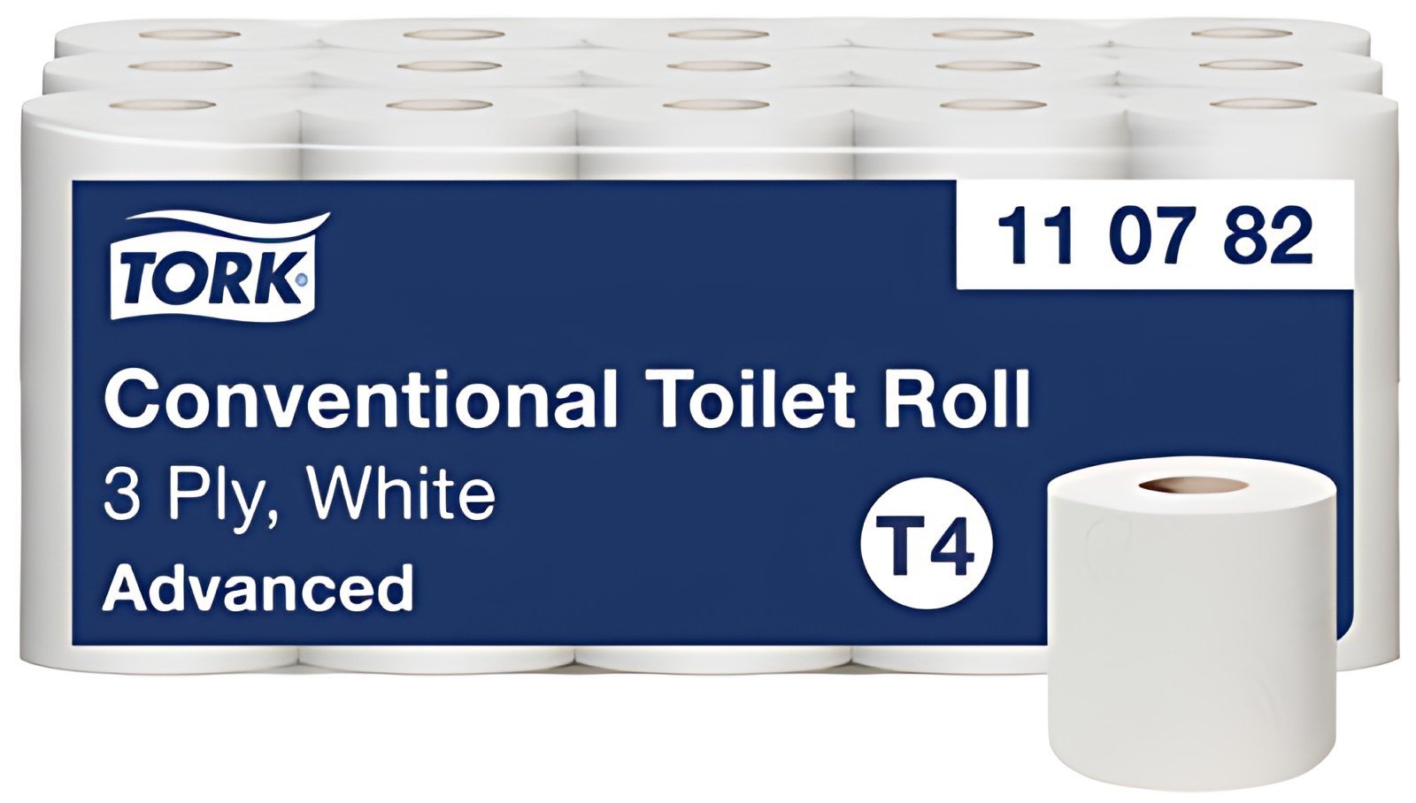 TORK Papier toilette, 3 couches, grand paquet, blanc