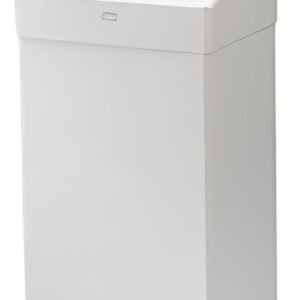 TORK Poubelle, métal, 50 litres, blanc