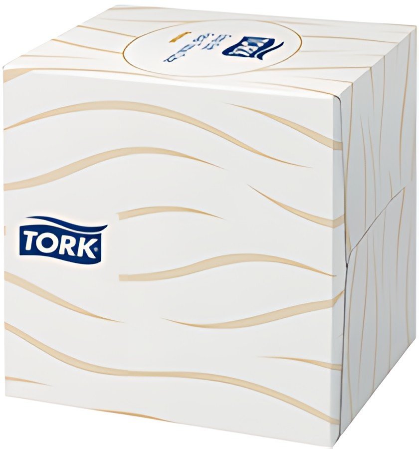 TORK Mouchoir en papier, extra doux, 2 couches, blanc