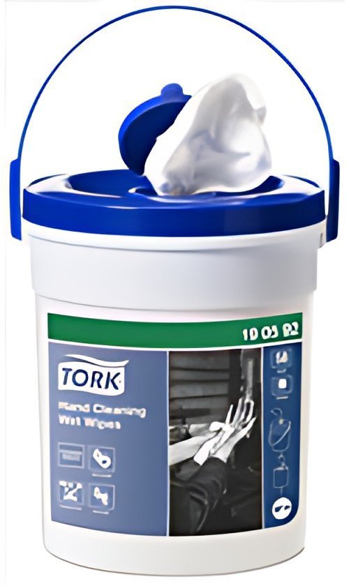 TORK Lingette humide pour les mains, dans un seau, 1 couche