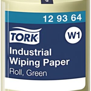 TORK Rouleau de papier nettoyant industriels, 340 m, vert